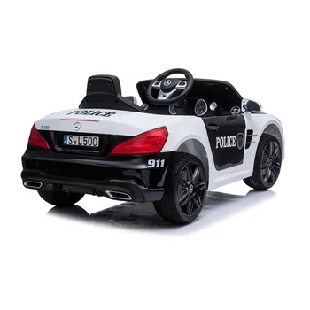 メルセデス・ベンツ パトカー おもちゃ　ブリキ ライセンス付きメルセデス・ベンツ警察おもちゃ電動カー 2〜7歳用