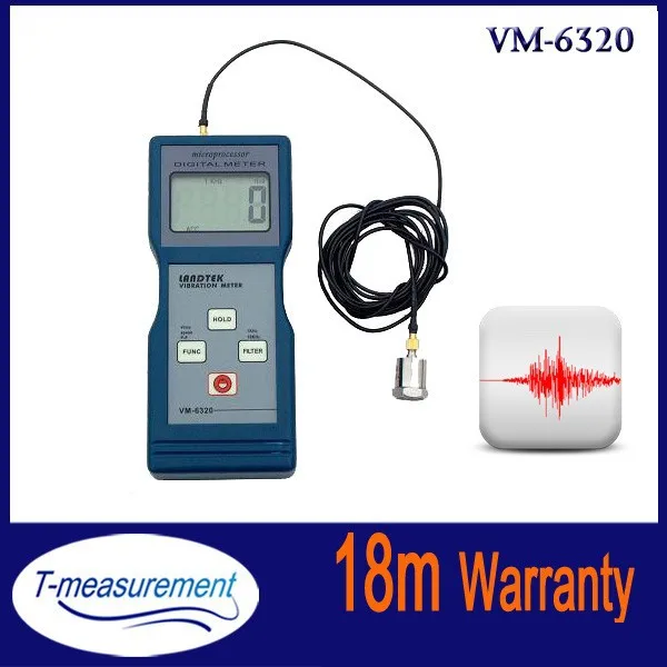 Taijia VM6320 Digital Vibration Meter, Vibration Sensor Machine, Vibration Analyzer Hour Meter Vibration Meter Price Portable