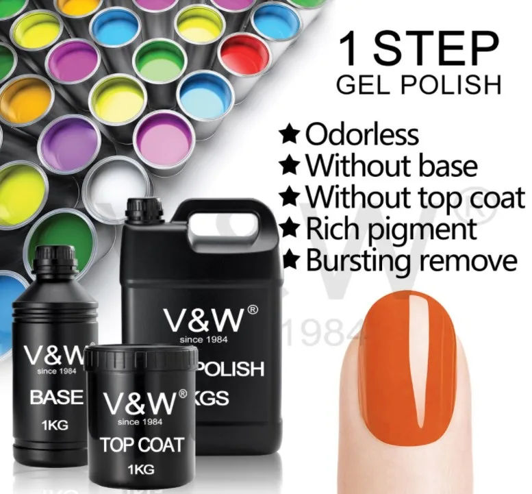 Nail Supplies No Smell Last For 2 Weeks 1 Step Gel Uv Gel Gel Nail Polish -  Buy Gel Uv,Uv Gel Gel Nail Polish,1 Step Gel Product on 