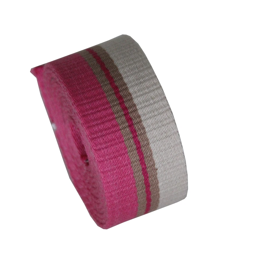 coloured cotton webbing