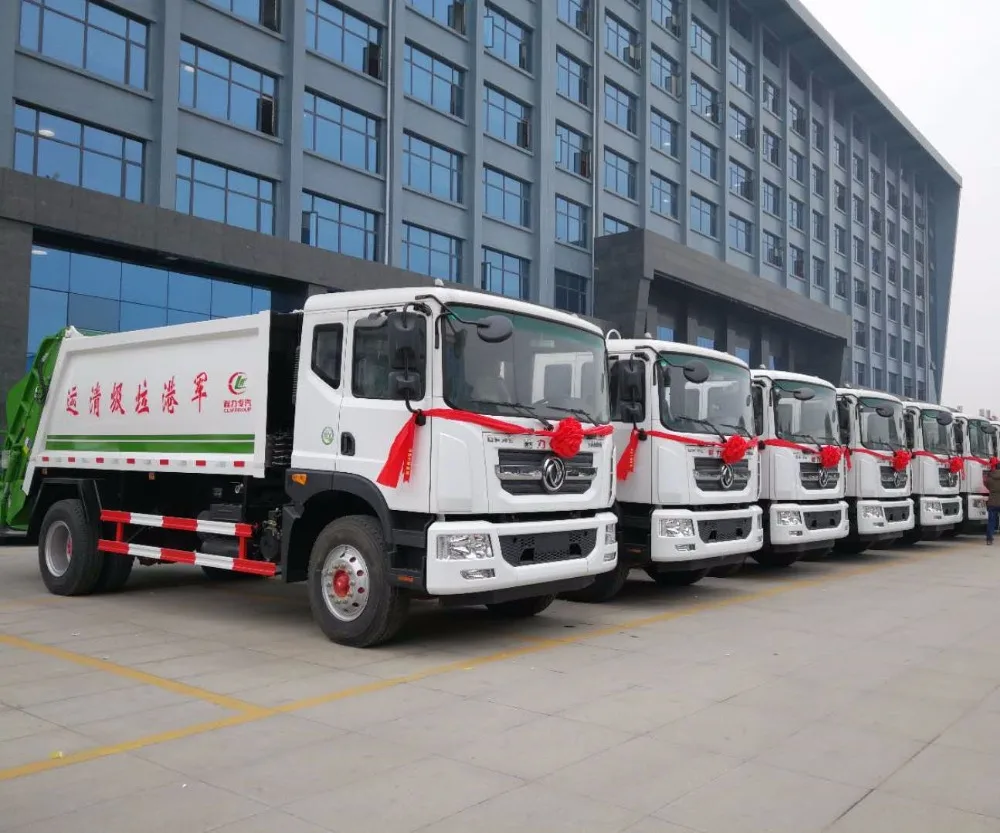 Dongfeng 15m3 Hydraulic Compression Garbage Compactor Truck