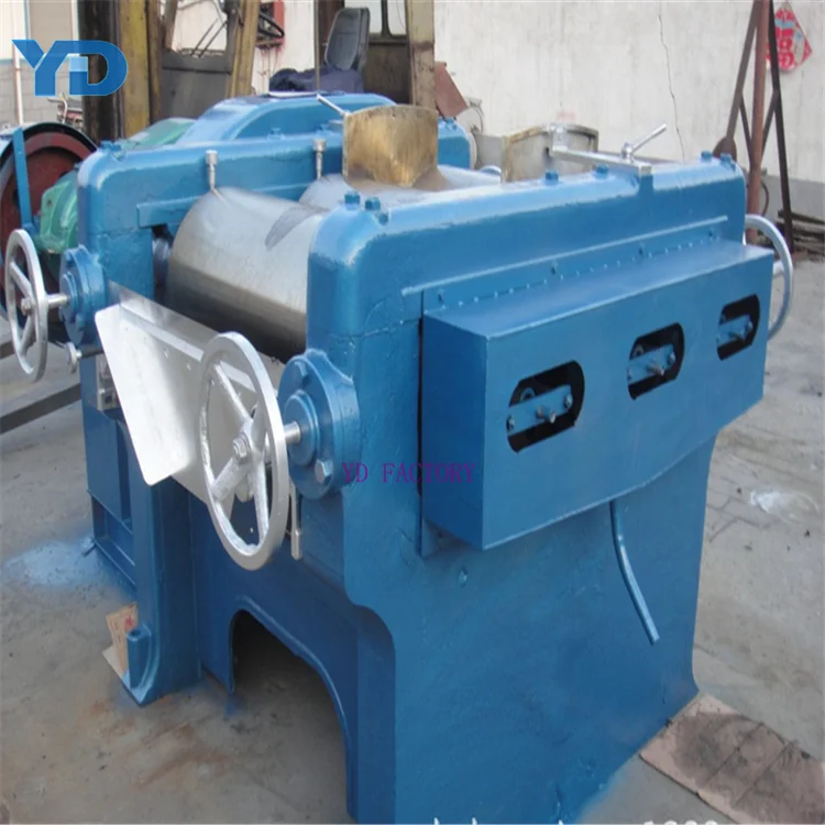 Высококачественная шлифовальная машина для резины лабораторные Три рулонные мельницы лабораторная Тройная рулонная мельница