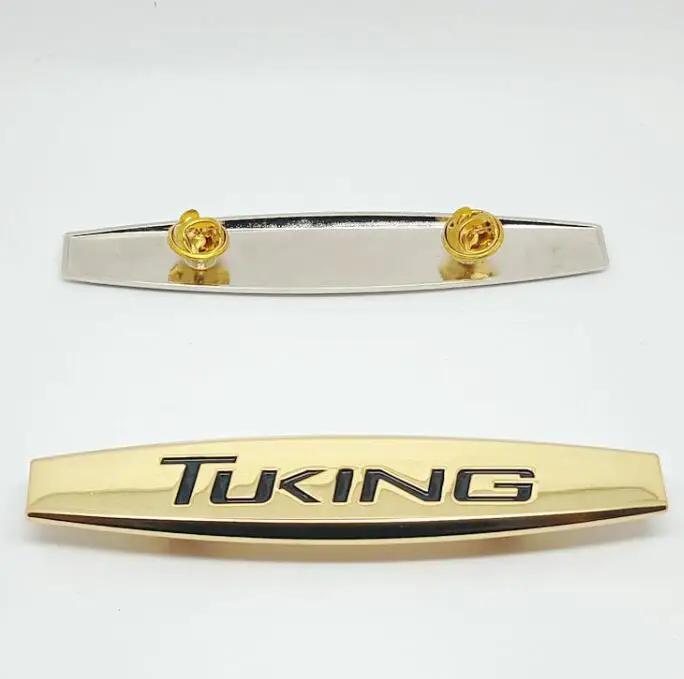 
 Пользовательский брендовый сплав с гравировкой одежды, швейная металлическая этикетка, металлический логотип с тиснением  