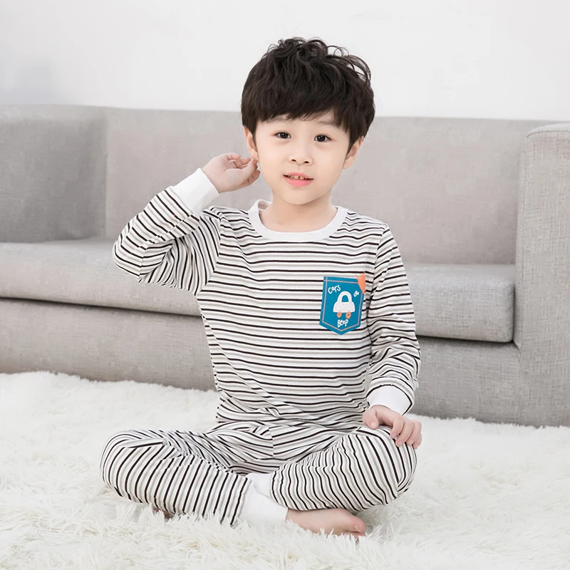 2019 лучшие модные хлопковые пижамы для девочек, детские забавные пижамные комплекты, пижамы с животными, детские пижамы