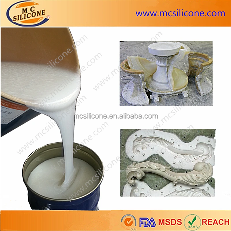 RTV2 Mould Making Liquid Silicone Rubber for Concrete Casting