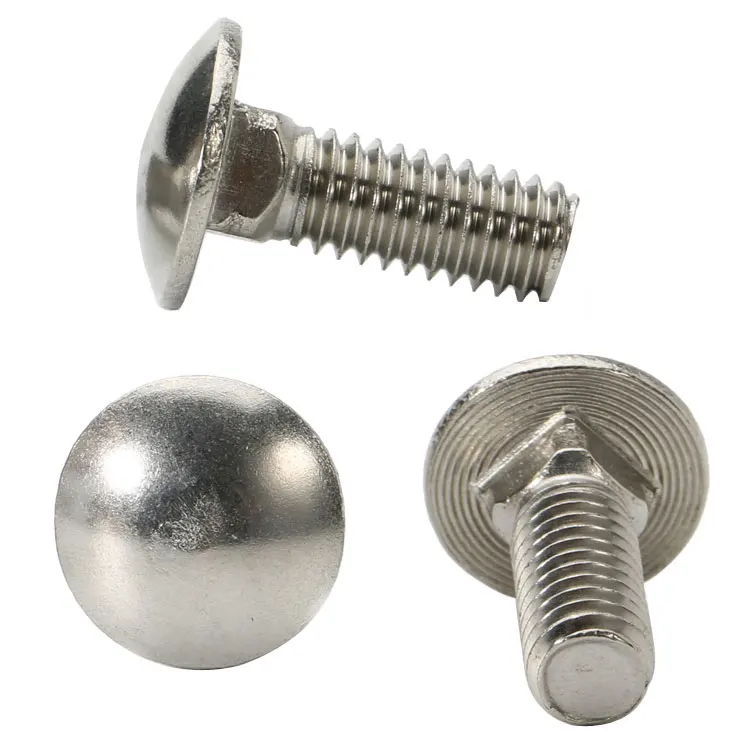 Din603 Ss304 316 Stainless Steel Round Head Square Neck Coach Screw ...