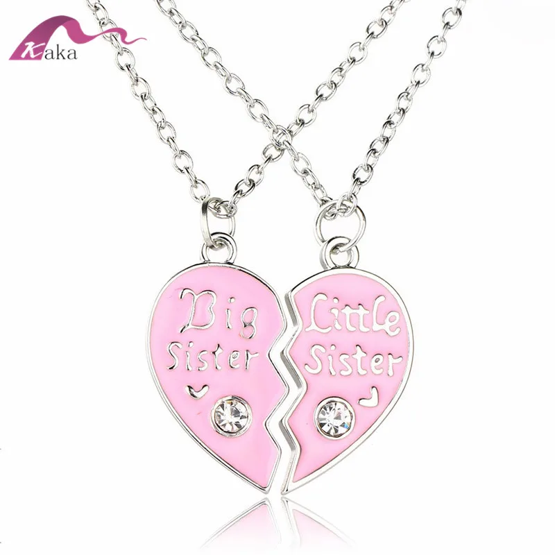 Buy Sister Necklace, Sister Necklace for 2, Big Sister Little Sister,  Necklaces for Sister, Sisters, Big Sister Little Sister, Big Sis Lil Sis  Online in India - Etsy