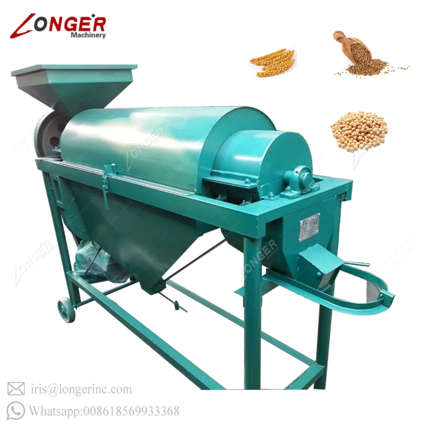 Automatic Wheat Cleaning Machine Longer Barley Bean Quinoa Bird Seed Polishing Corn Grains Maize Buckwheat Polisher Machinery