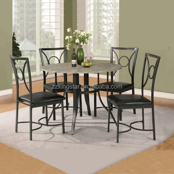 Cheap Wooden Round Dining Table And Chairs With Metal Legs Buy Cheap