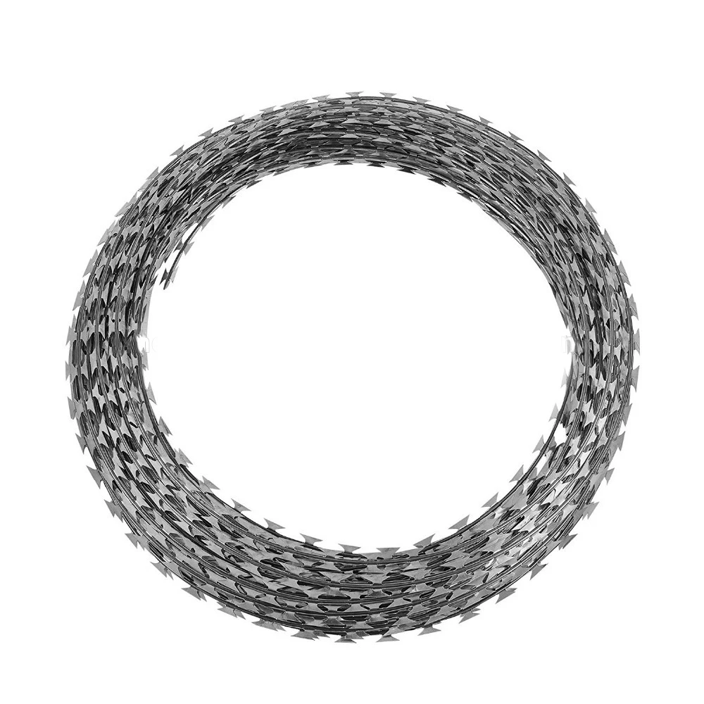 Razor Blade Wire Mesh Roll / Security razor Blade Fence for House / BTO-22 razor Barbed Wire Mesh