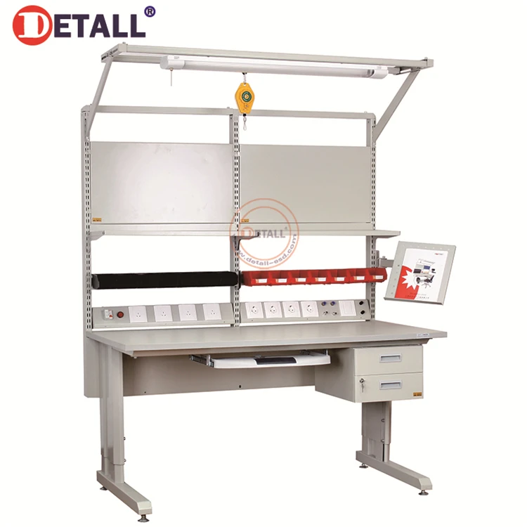 test Electronics Work Dental Lab Bench ESD Adjustable Lab Workstation Laboratory Table Furniture