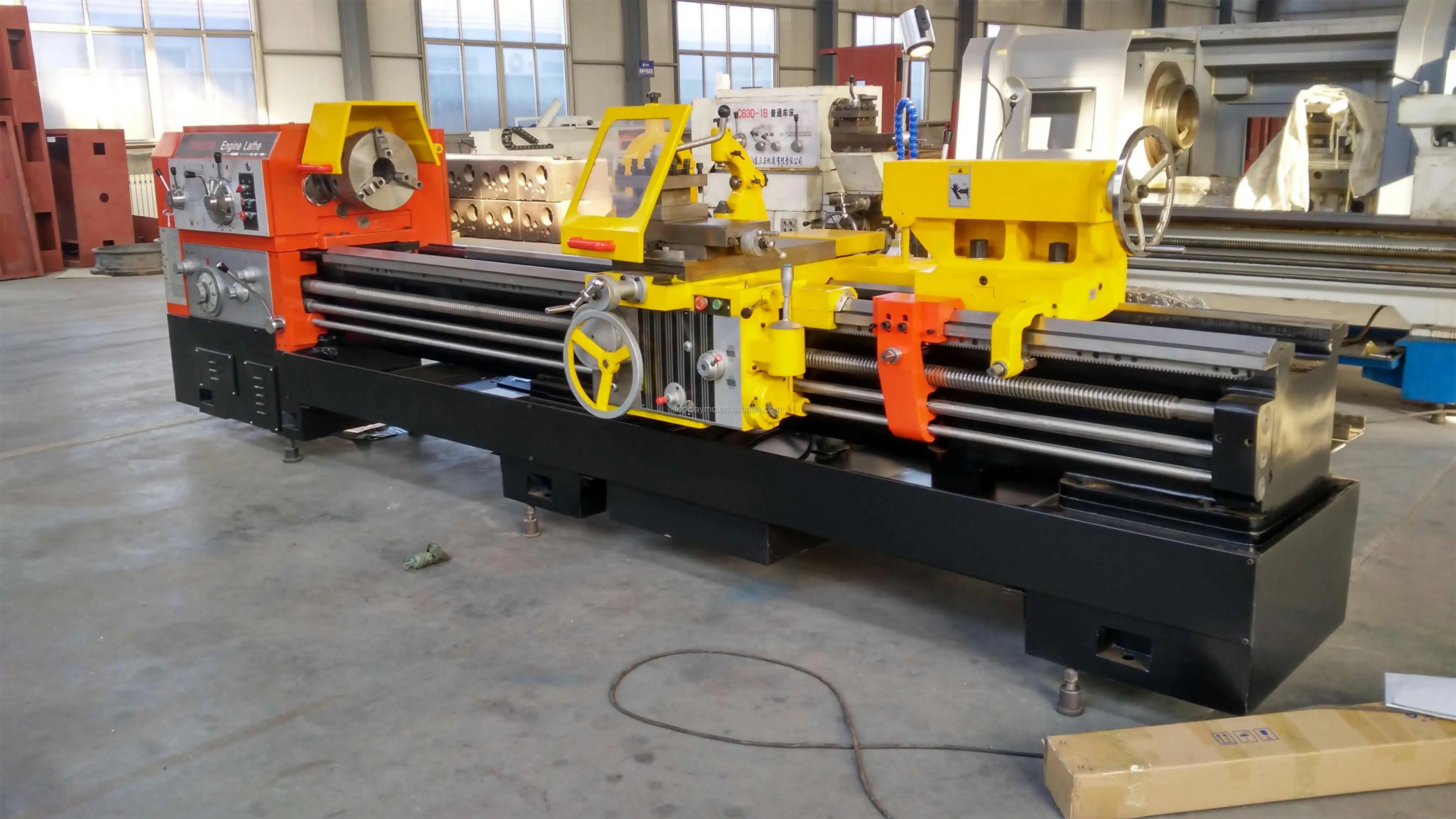 CW6163 Rotary Lathe with High Speed and Precision Big Bore Lathe Heavy Duty Lathe
