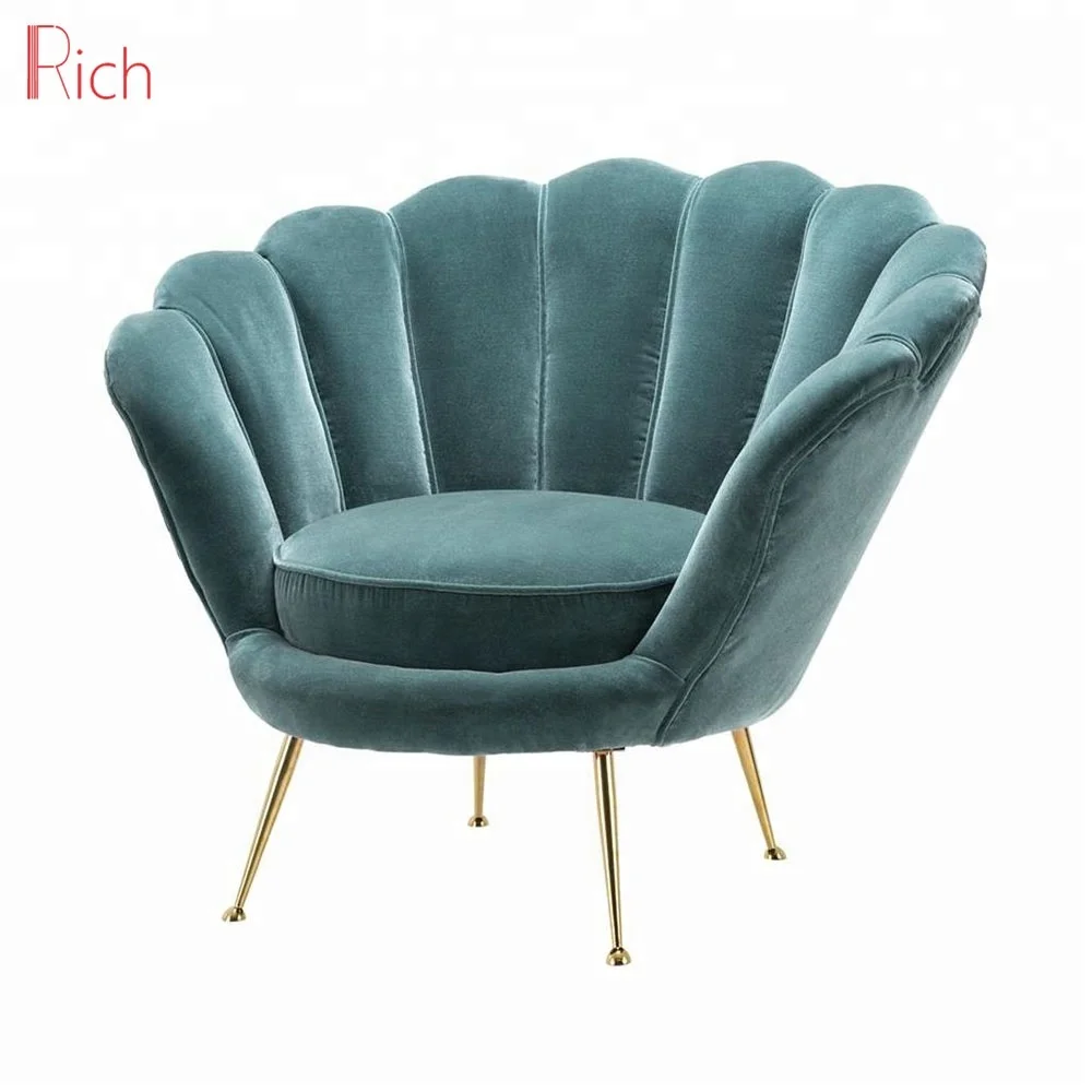 Shell best sale chair velvet