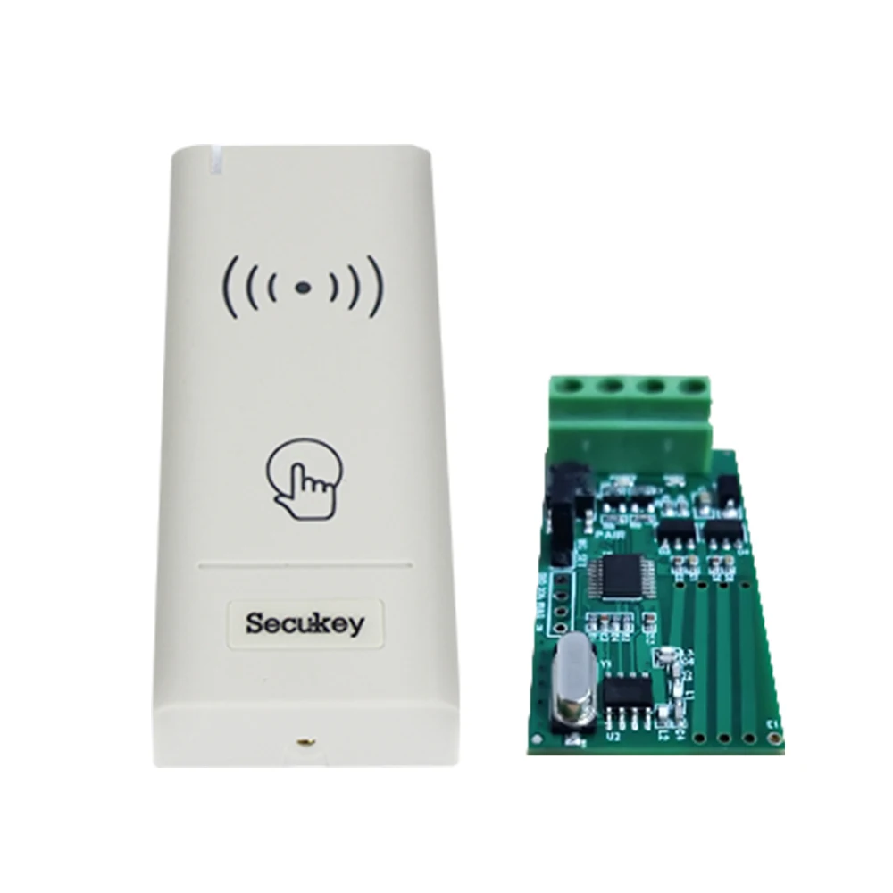 Battery Power Rfid Four Three Three MHz Wireless Reader With Receiver