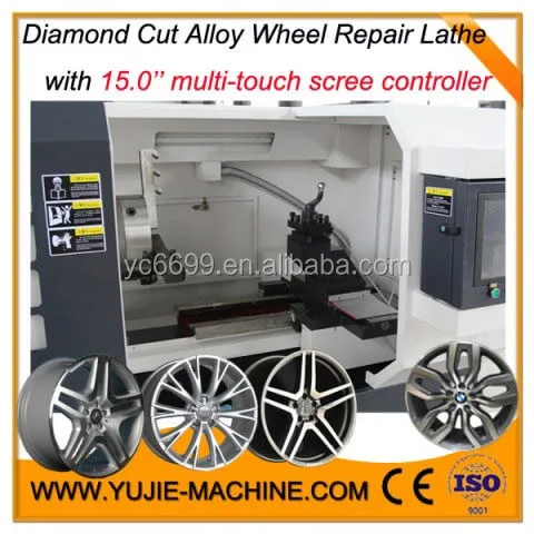 Fully Automatic CNC Diamond Cut Machine CNC Machine for Rims AWR32H Rim up to 32 Inch