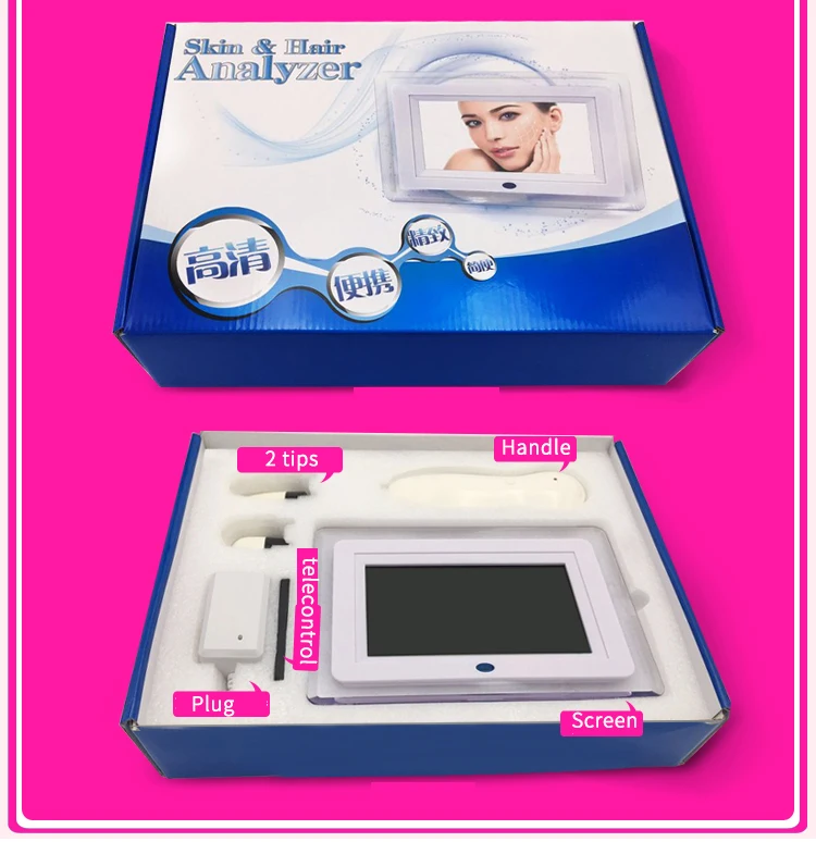 The Latest Micro Camera Skin and Hair Analyzer Testing Machine for Skin Care