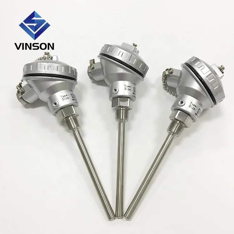 Spring Loaded K J Pt100 Type Spring Pressure Sensor Temperature ...