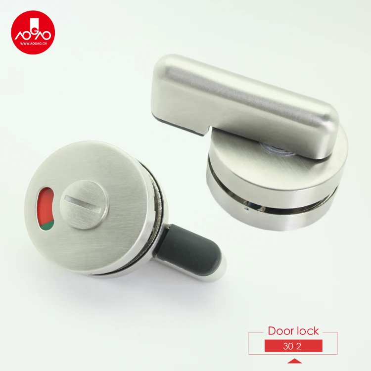 Details about   Privacy Indicator Door lock 53mm Dia 304 Stainless Steel for Public Toilet 2Pcs