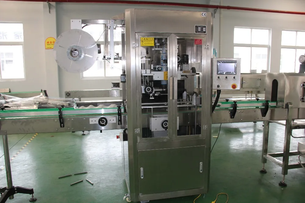 
Высокоскоростная стабильная автоматическая машина для этикетировки пластиковых бутылок, ПВХ-рукавов 