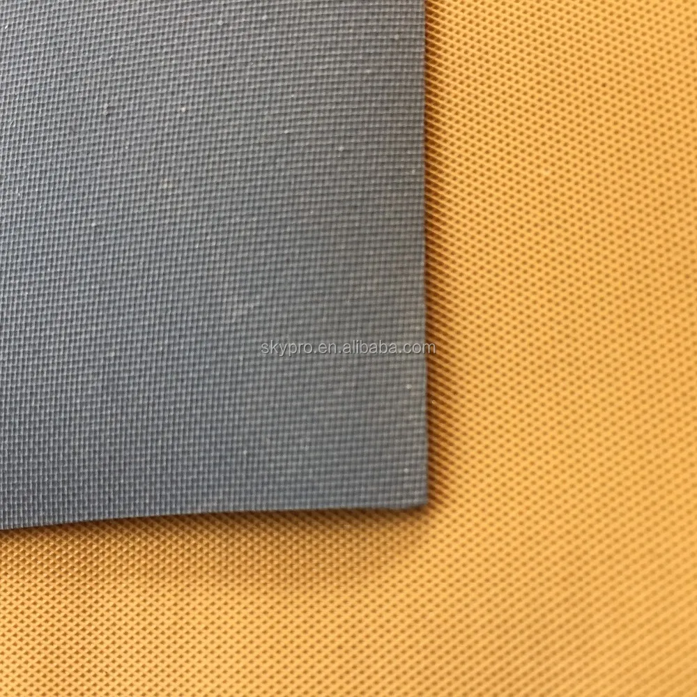 Tan Khaki Hypalon Rubber Fabric for Boats with Matt Surface Inserted Rubber Sheets