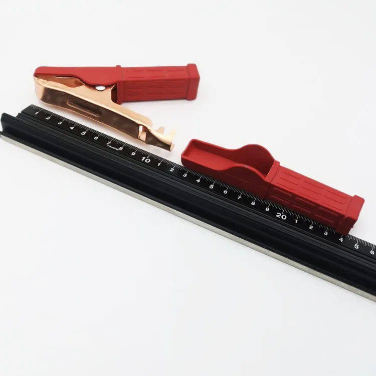 
Резиновый зажим типа крокодил красного и черного цвета ROHS/CE/FCC 100A, зажим для батареи 