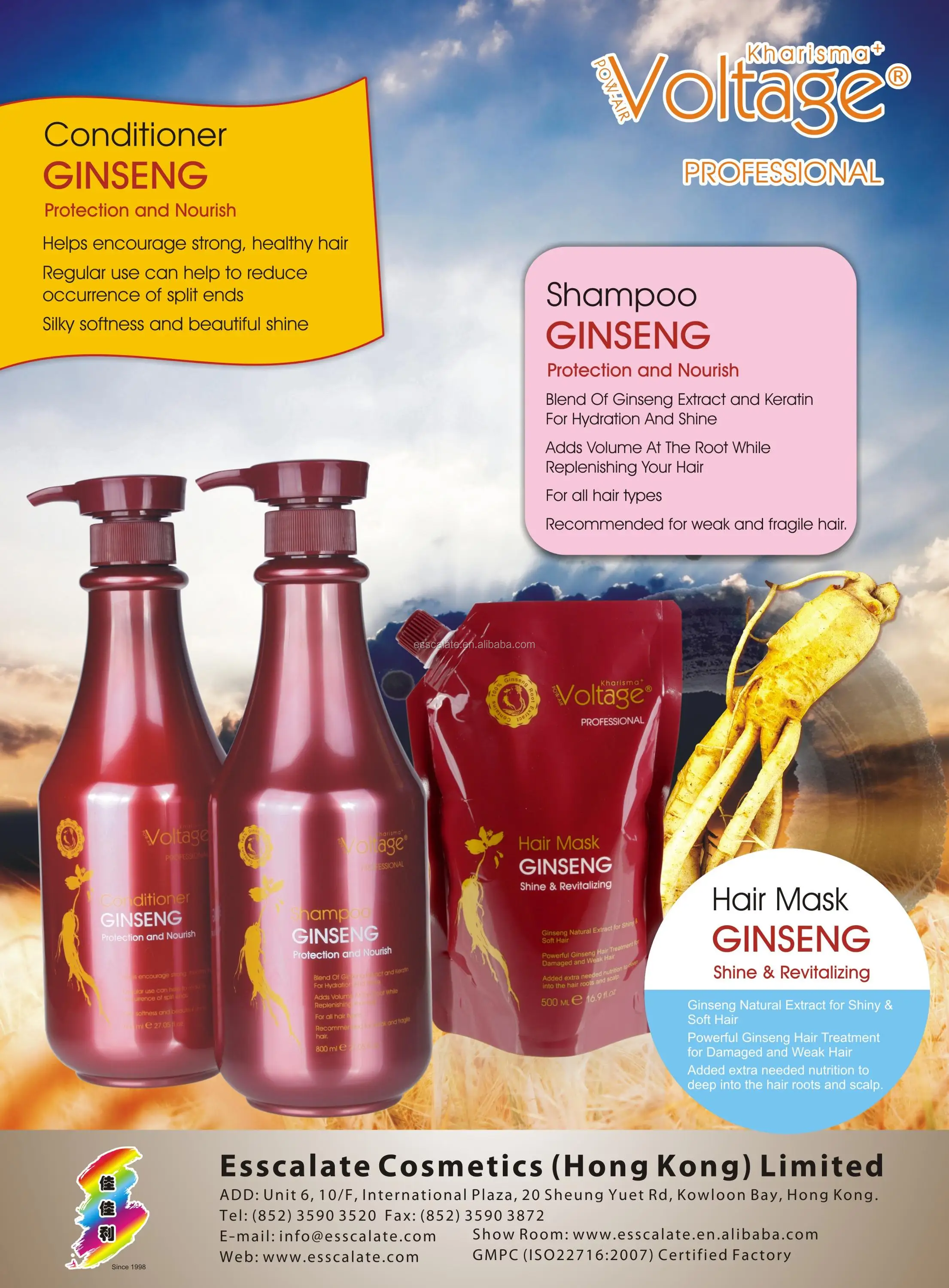 Kharisma Voltage Hair Mask Ginseng Shine And Recovery 500ml Buy