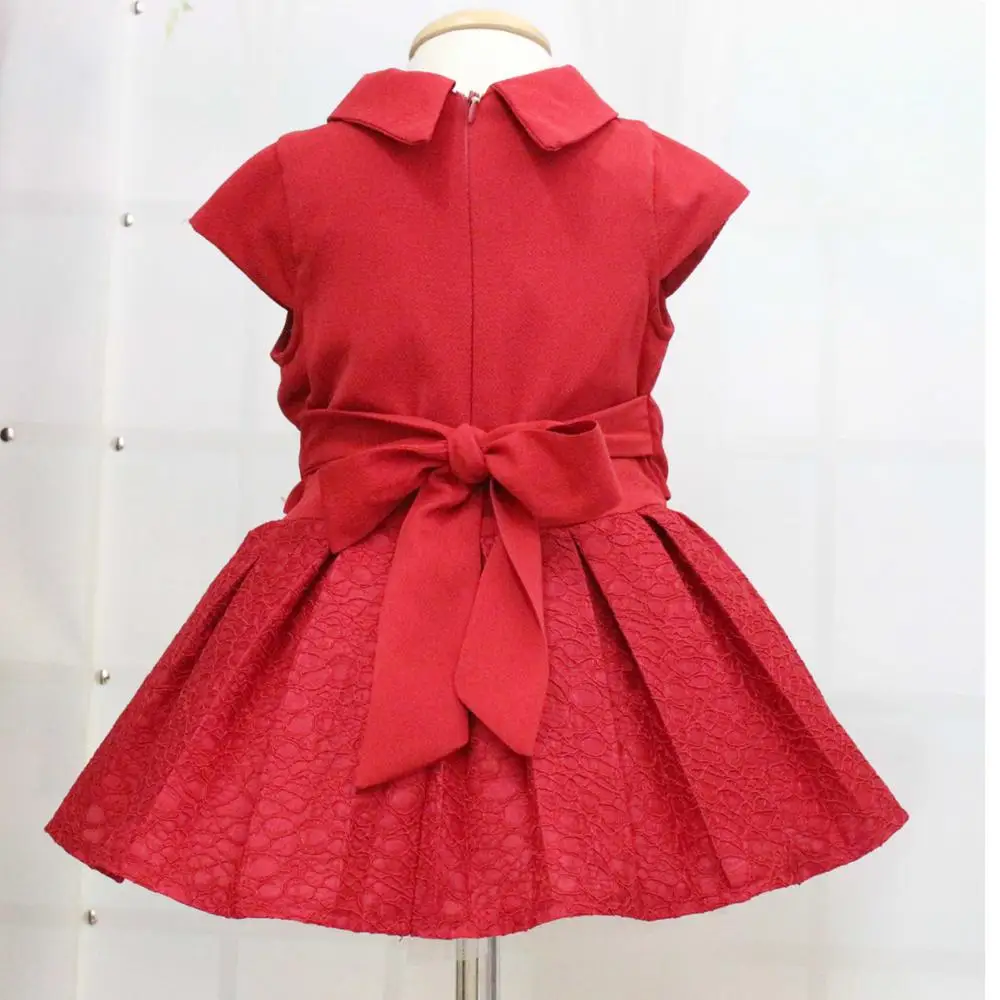 Высокое качество Детские Красные кружевные вечерние платья Вечерние
