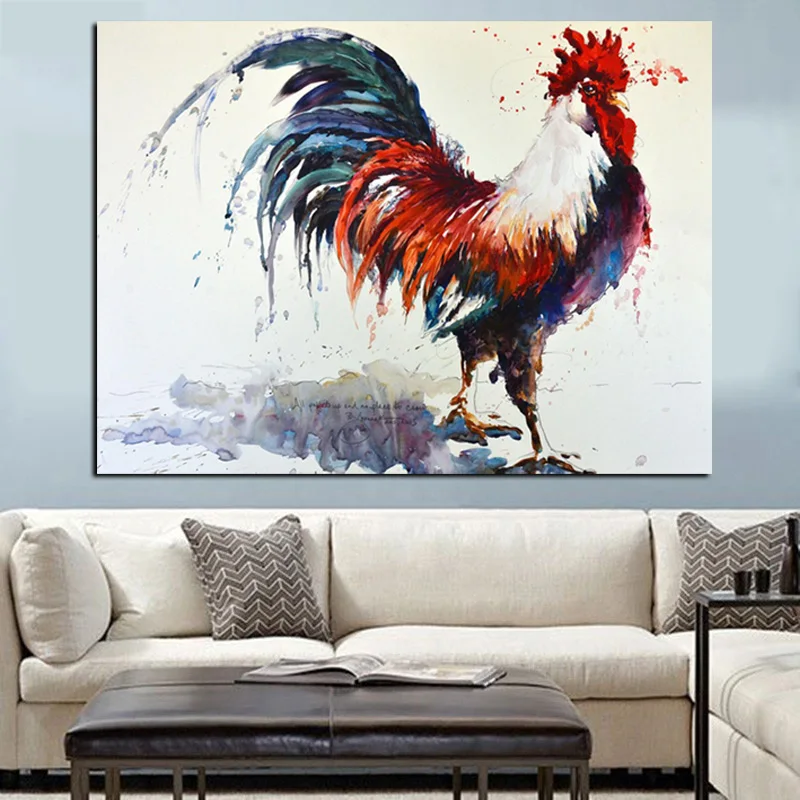 Achetez en Gros Coq peinture à l'huile en Ligne à des