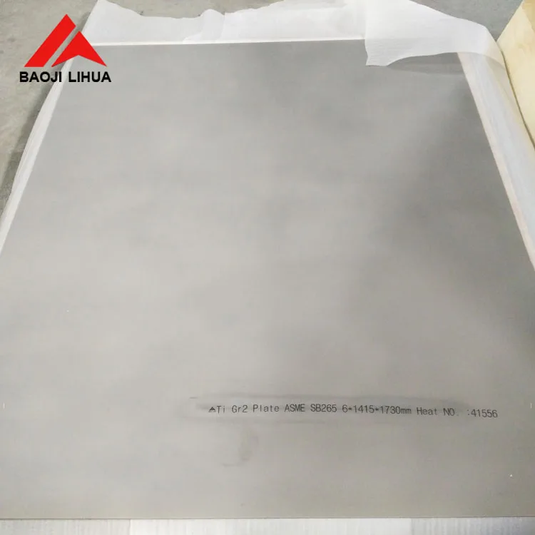 ASTMB265 Gr2 Gr5 ti 6al4v polished 1mm Thickness Grade 2 Titanium Sheet Titanium Plate In Stock