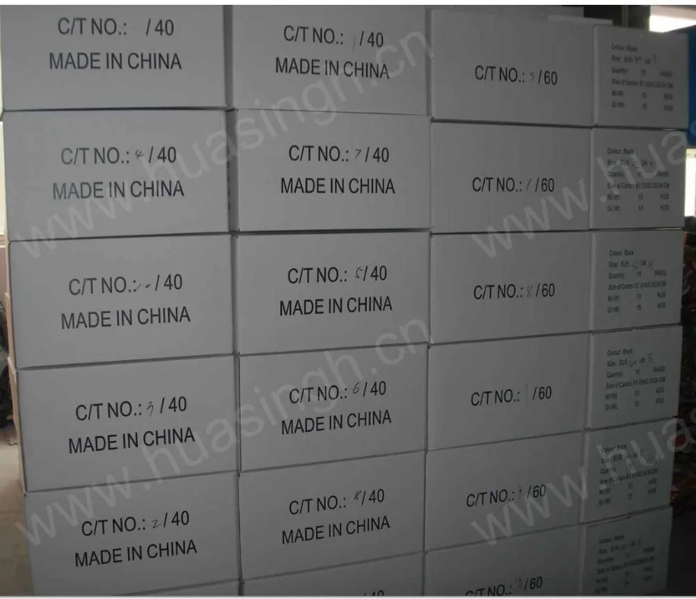 Packaging & shipping specifications