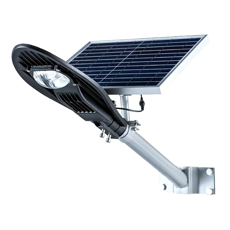2020 Hot 100W 200W SMD separated led solar street light price list with pole for garden and theme park