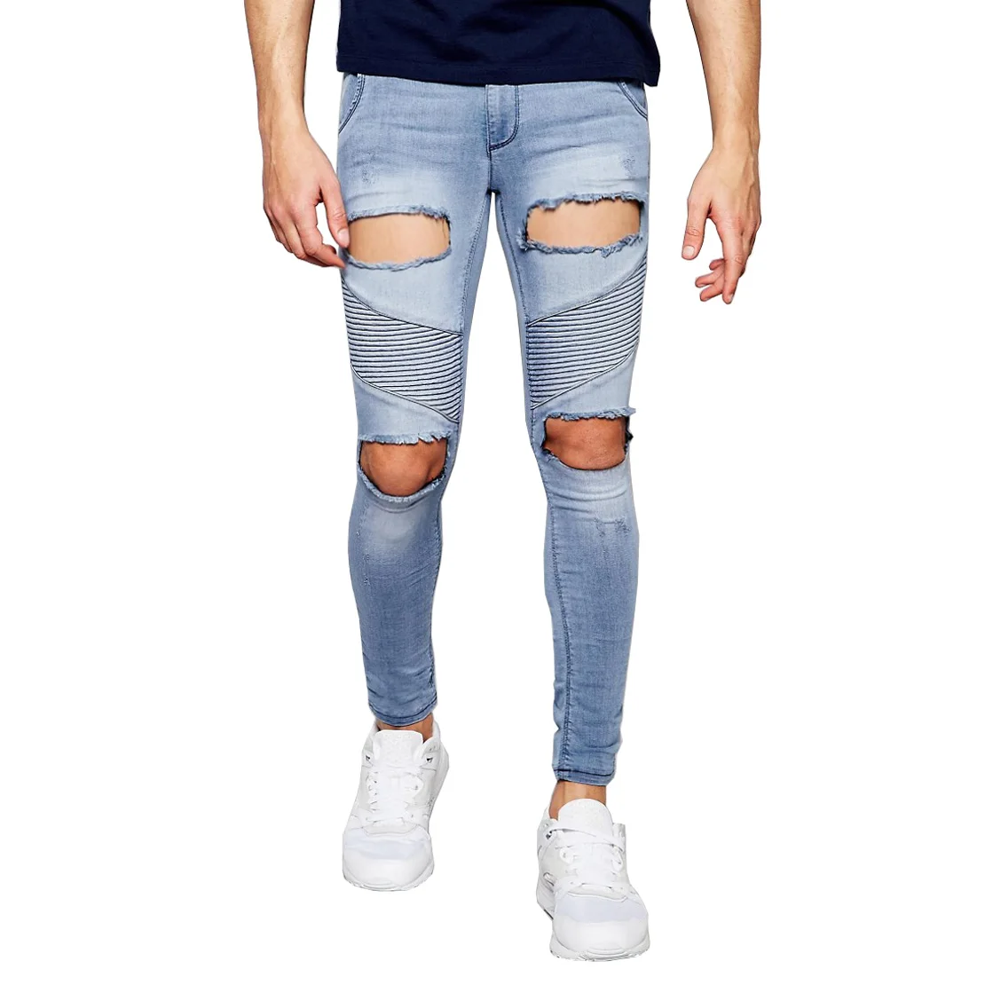 extremely ripped mens jeans