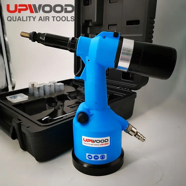 thumbnail interactive-video image 1 of HIFESON Heavy Duty Air Hydraulic Rivet Nut Tool, Pneumatic Riveter Automatic Rivet 1 of 13