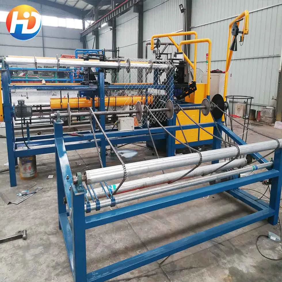 Easy-to-Operate Double Wire Chain Link Machine in India Featuring PLC Motor Bearing Gear Components for Wire Fence Making