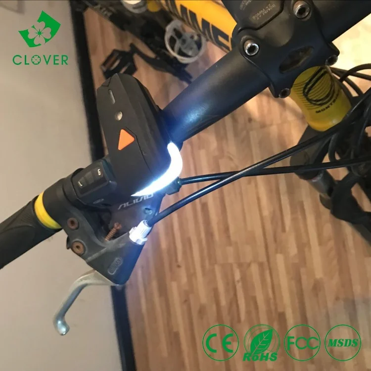 Clover Motion Sensor Smart Cycling Accessories 1200mAH Usb Rechargeable Lumigrids Led Bike Light