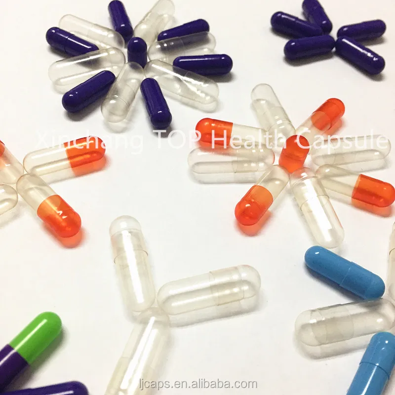 Размер 1, Пустые твердые капсулы для овощей