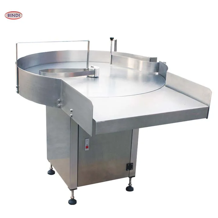 Transfer Conveyor Auto Rotating Collection Table for Sale