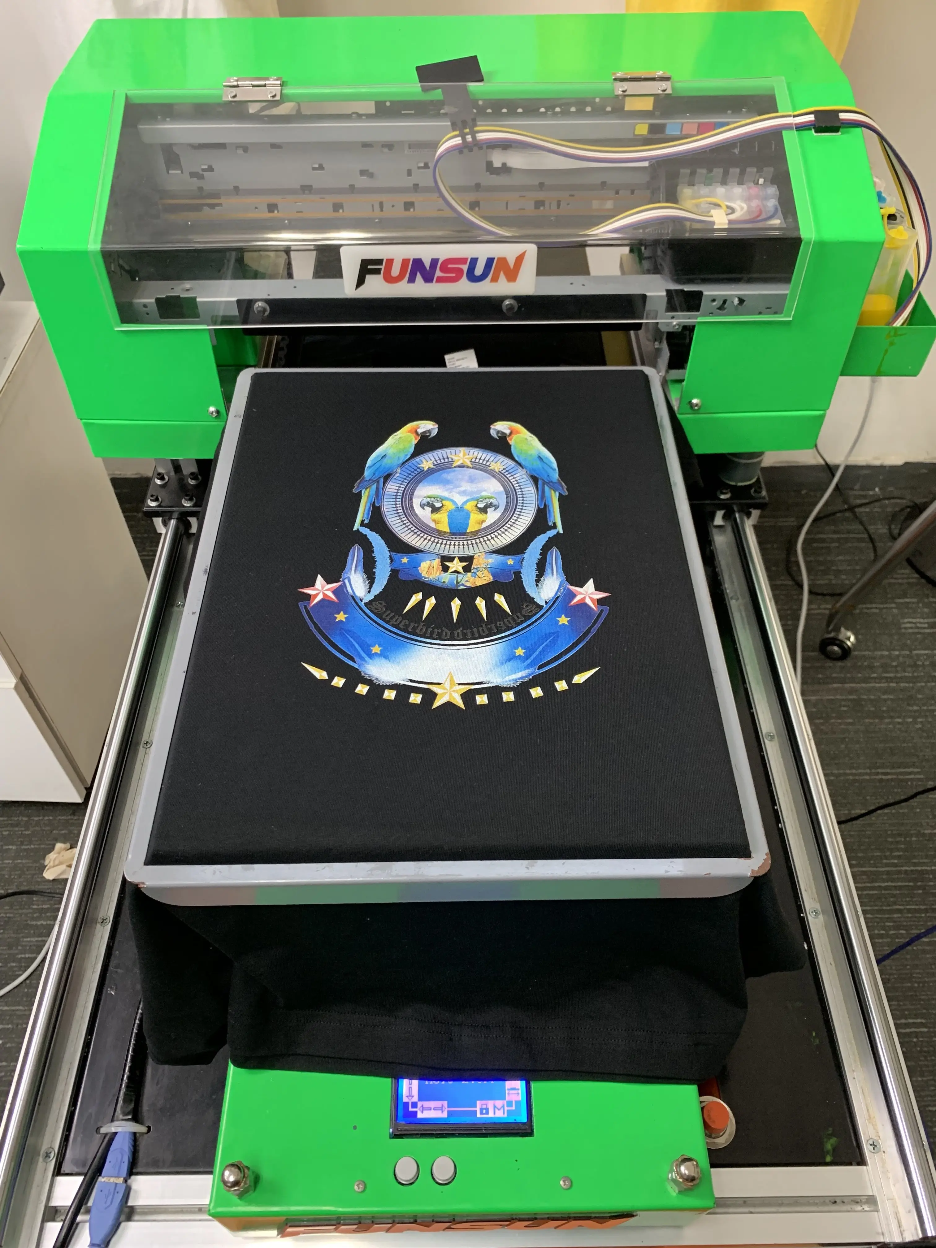 Заводская цена 1440 точек/дюйм УФ-футболка a3 DTG принтер 3d цифровая струйная печать все цвета