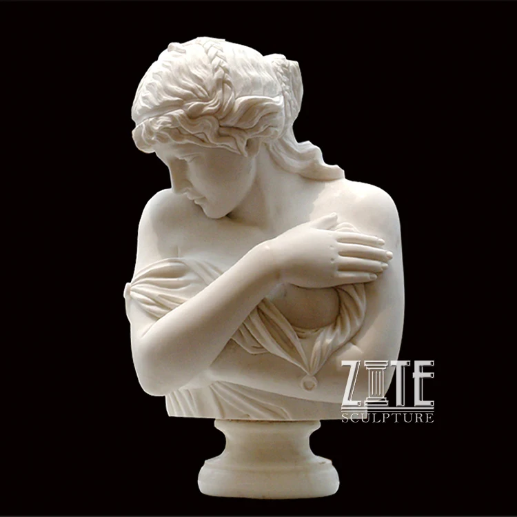 Home Decoration Marble Stone Female Busts