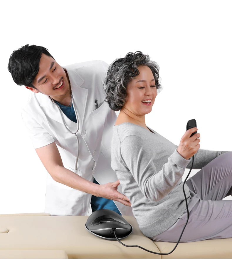 Digital Magnetic Physical Therapy Electric Vibration Lumbar Scratching Lower Back Pain Massage Machine