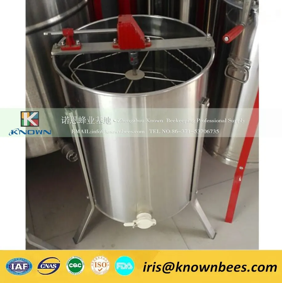 Ручная радиальная бесшовная машина для извлечения пчелиного меда с 4 рамами DHL