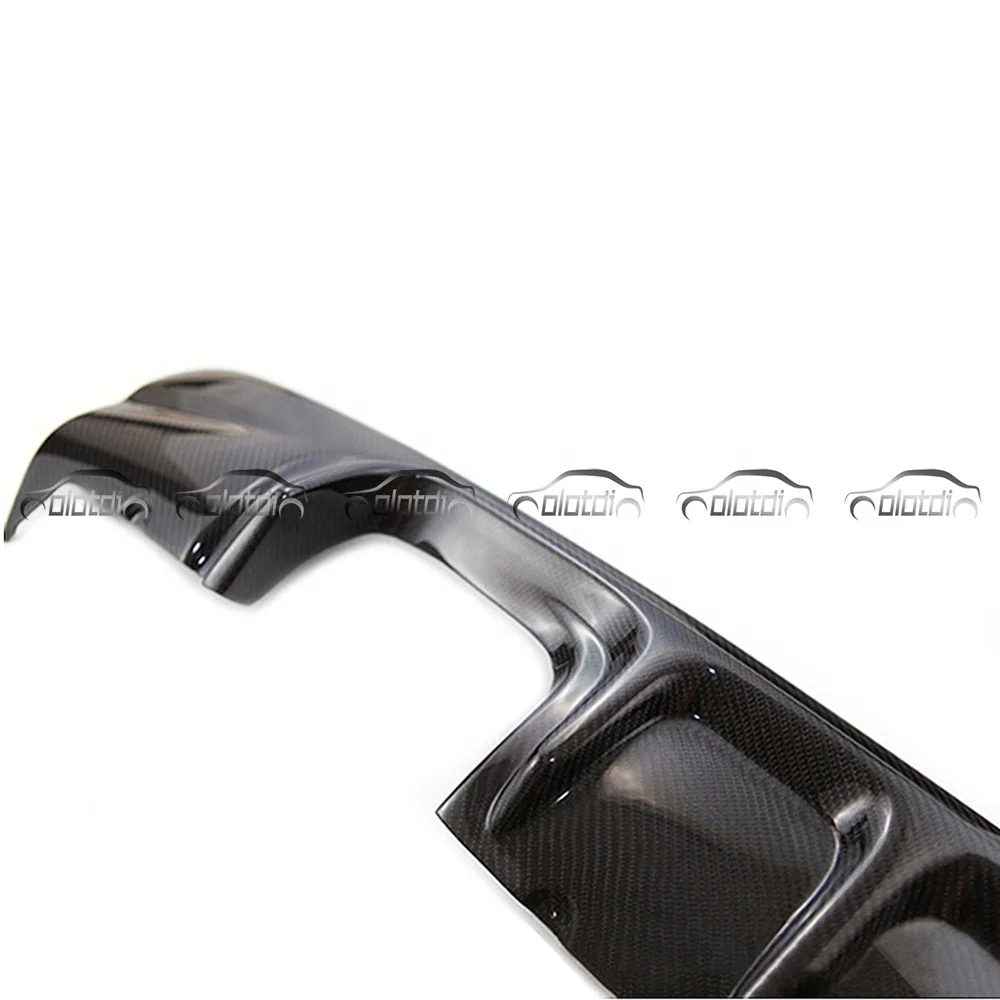 For BMW E46 M3 CSL GTS V Type Carbon Rear Bumper Lip Sword Diffuser Fins Spoiler Rocker Winglet Splitter