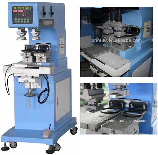 Factory Price Tempo Cliche Pad Printing Machine with Silicone Rubber Semi Auto Pad Printing Machine for Mouse
