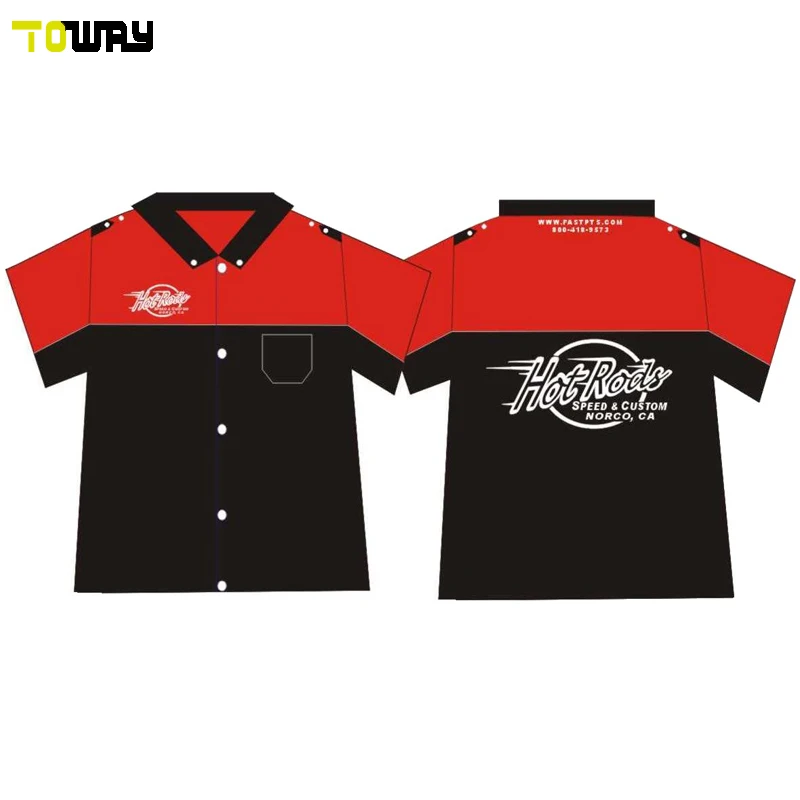 BETHERIVAL Button Down Custom Blank Racing Shirts