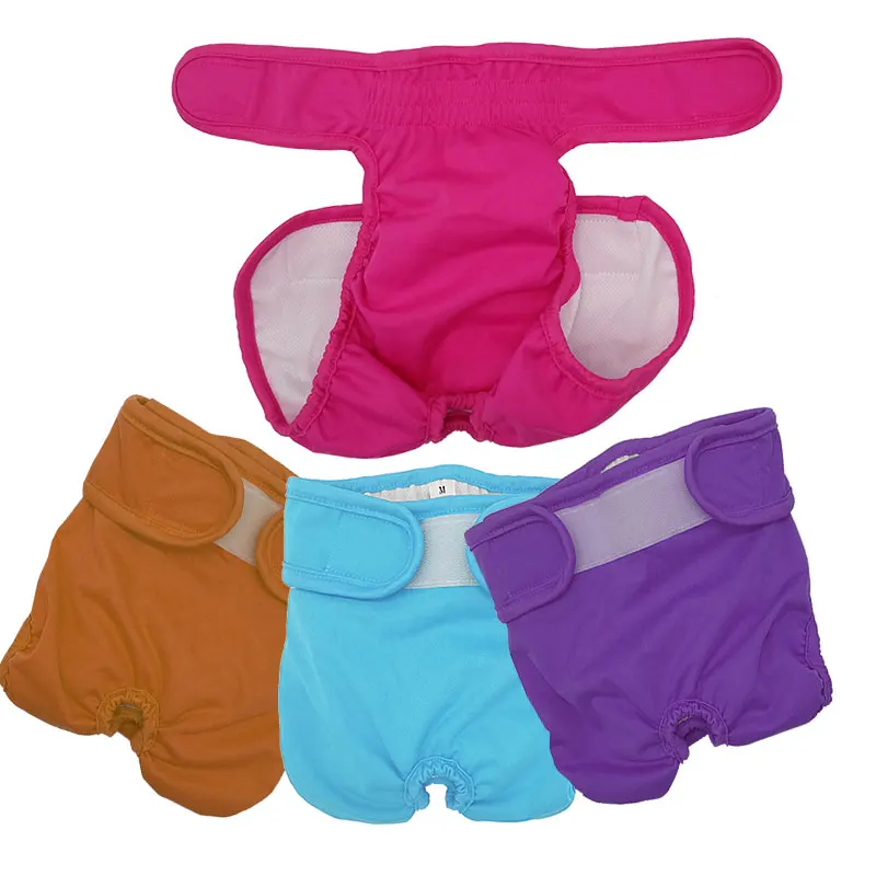 Washable Reusable Female Dog Diapers For Leakproof Wrap Sanitary Girls