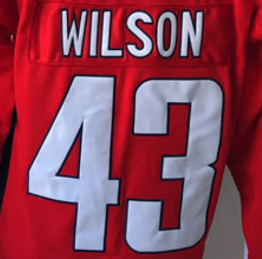 Youth Tom Wilson Navy Washington Capitals 2020/21 Alternate Premier Player  Jersey