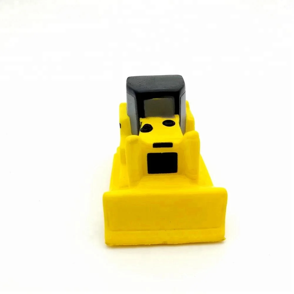 Custom Logo PU Foam Anti Stress Bulldozer Forklift Truck Tractor Stress Reliever Bulldozer Forklift Truck Tractor Stress Ball