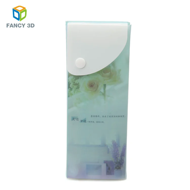 Рекламная Экологически чистая пластиковая 3D коробка для карандашей