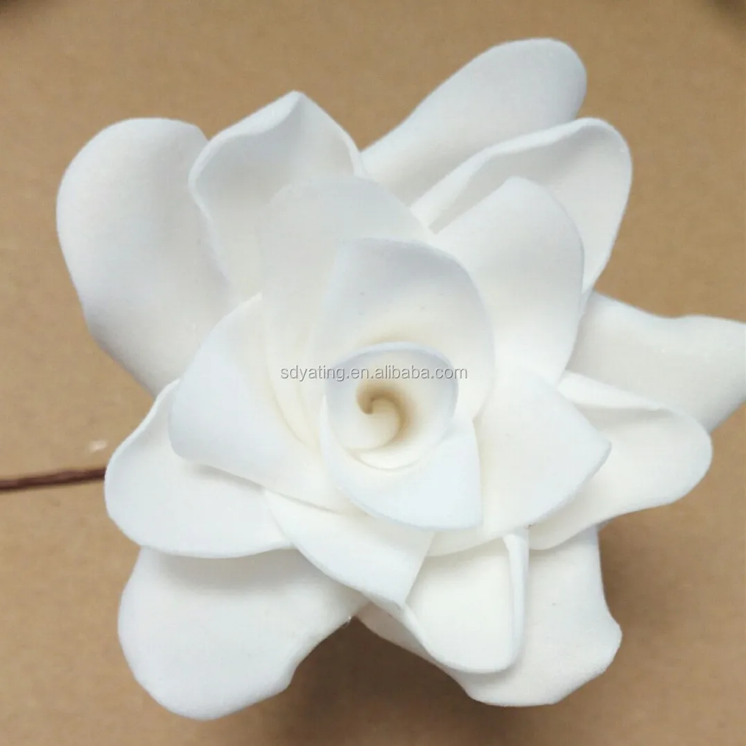 High Quality New Real Touch Flowers Gardenia Artificial Foam Flowers For  Decoration - Buy Gardenia,Gardenia Flower,Gardenia Flower Decoration  Product on 