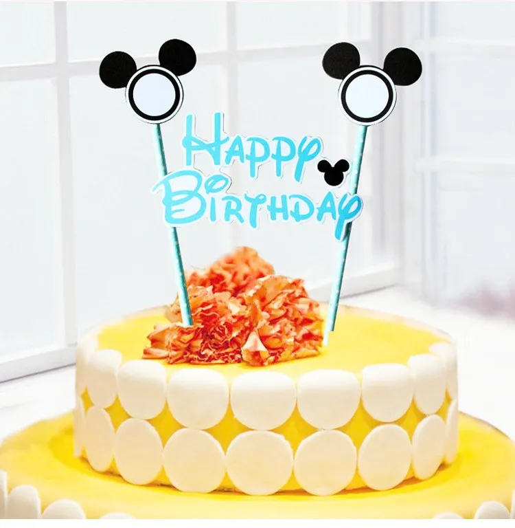 Mickey Mouse Cumpleaños Banner Bunting 